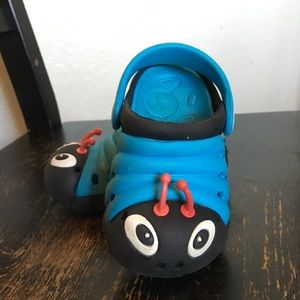 Crocs-like Clogstrom toddler caterpillar shoe